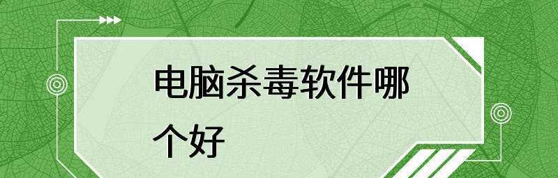 现代杀毒软件的多样性与功能升级（了解当前市场上的杀毒软件种类及其特点）